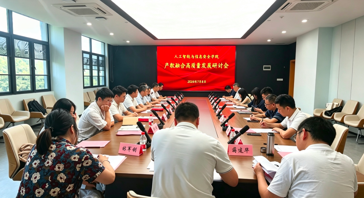人工智能与信息安全学院召开产教融合高质量发展研讨会